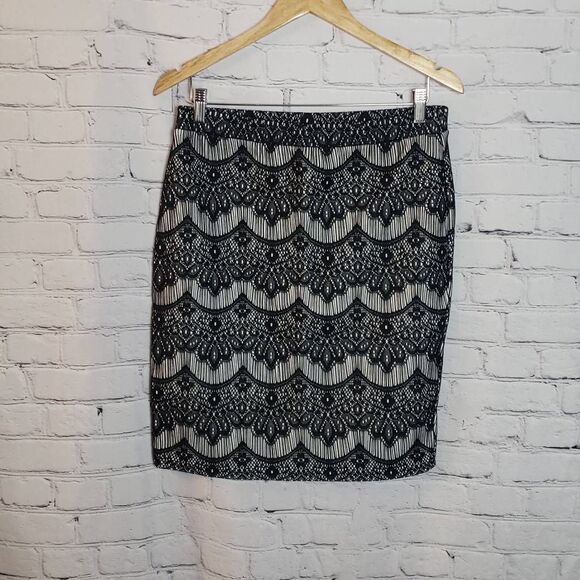 Melissa Page Black and White Skirt Size Small - Picture 4 of 12